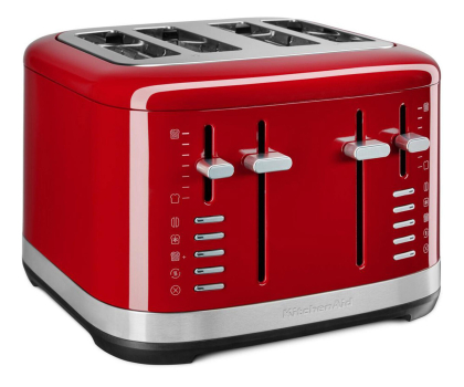 Toster, opiekacz i gofrownica KitchenAid Toster 4-kromki 5KMT4109EER czerwony